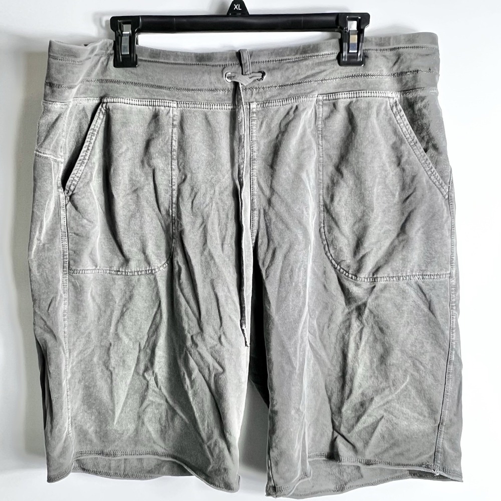 Calvin Klein Lounge Shorts Mens XL Gray Drawstring Cotton Blend‎ Logo Casual VGC